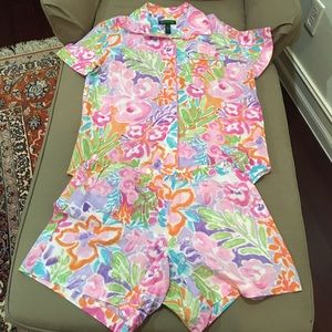 Lauren Ralph Lauren palm beach sleep set.Sz S.NWT